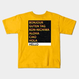 Hello Kids T-Shirt